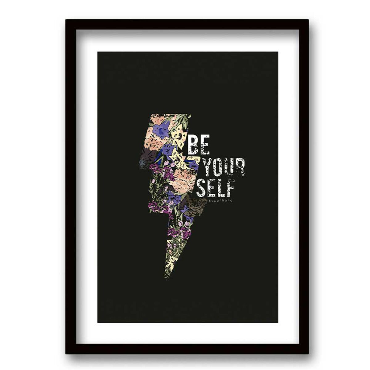 Cuadro Decorativo Retela Be Your Self 40 x 30 cm