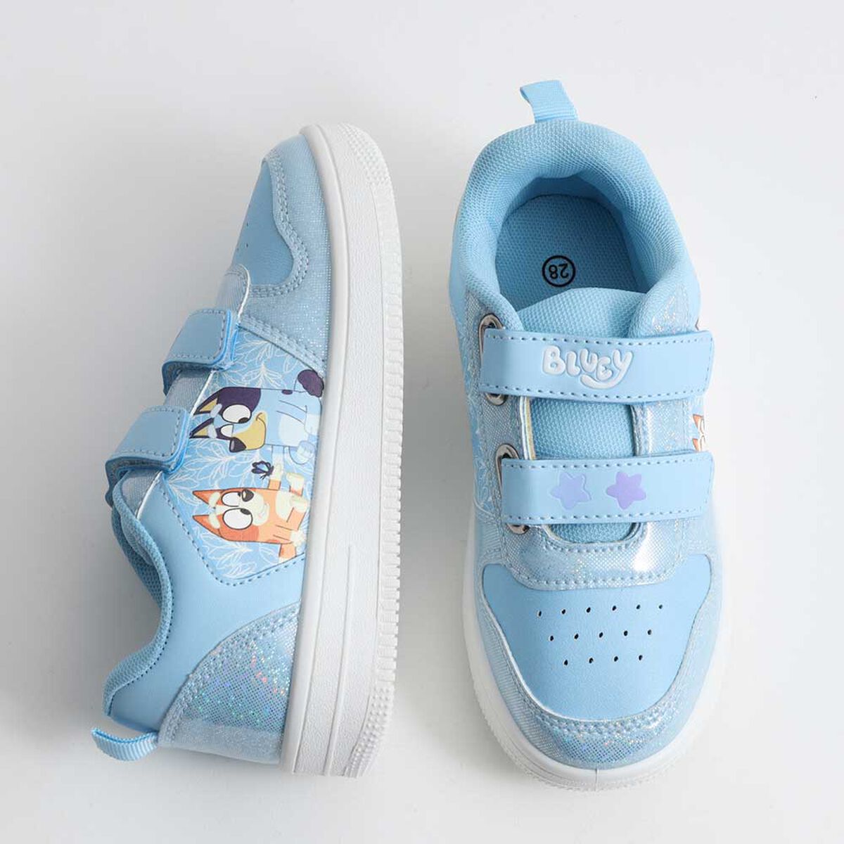 Zapatilla Urbana Con Glitter Toddlera Bluey