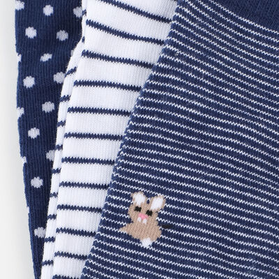 Imagen 2 del producto Pack 3 Unidades Calcetin Mujer Corto de Algodón Icono Surtido