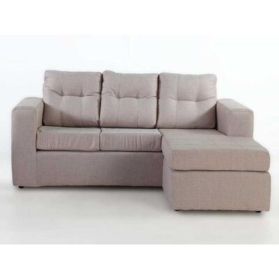Sofá Modular Kea Rodas 3 Cuerpos Beige