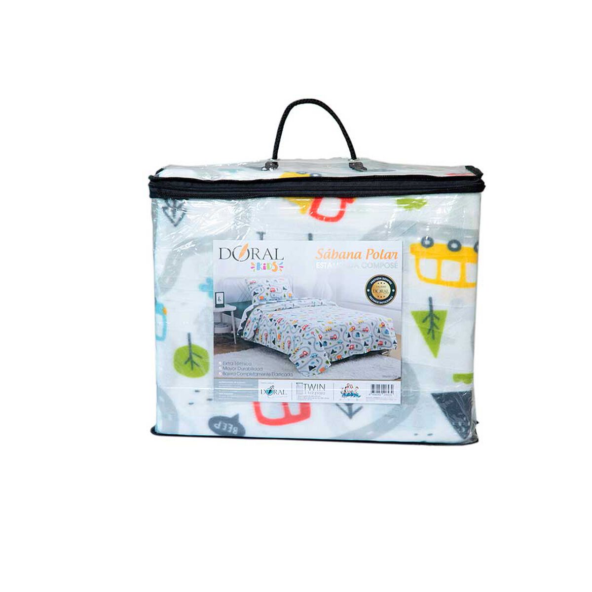 Juego de S&aacute;banas Doral 1,5 Plazas Polar Infantil Auto