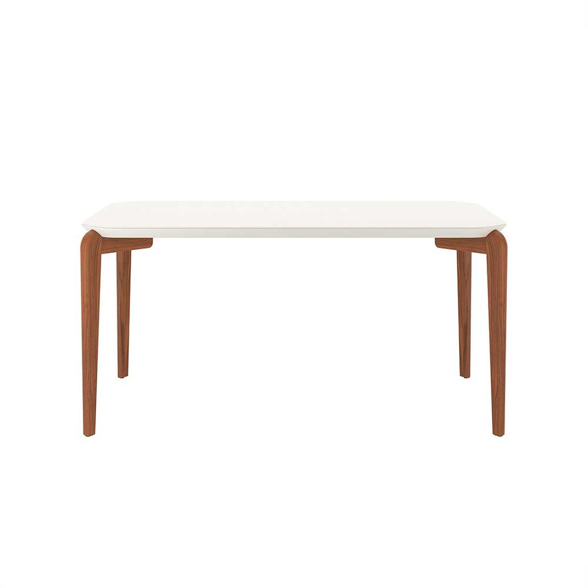 Comedor Decocasa Donatella 6 Sillas Off White Castaño