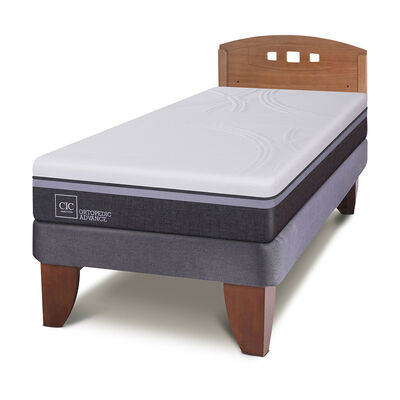 Imagen 2 del producto Cama Europea CIC 1,5 Plazas Ortopedic Advance + Respaldo New Gales