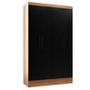 Clóset Roca Ámbar Canela Negro 4 Puertas
