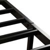 Cama Europea CIC Iron Smart 2 Plazas Anatomic + Respaldo Black Tapizado + Faldón