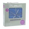 Set 2 Toallas de Baño Plumetti Colorix 68 x 137 cm Azul