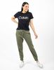 Pantalón de Algodón Casual Mujer Calvin Klein
