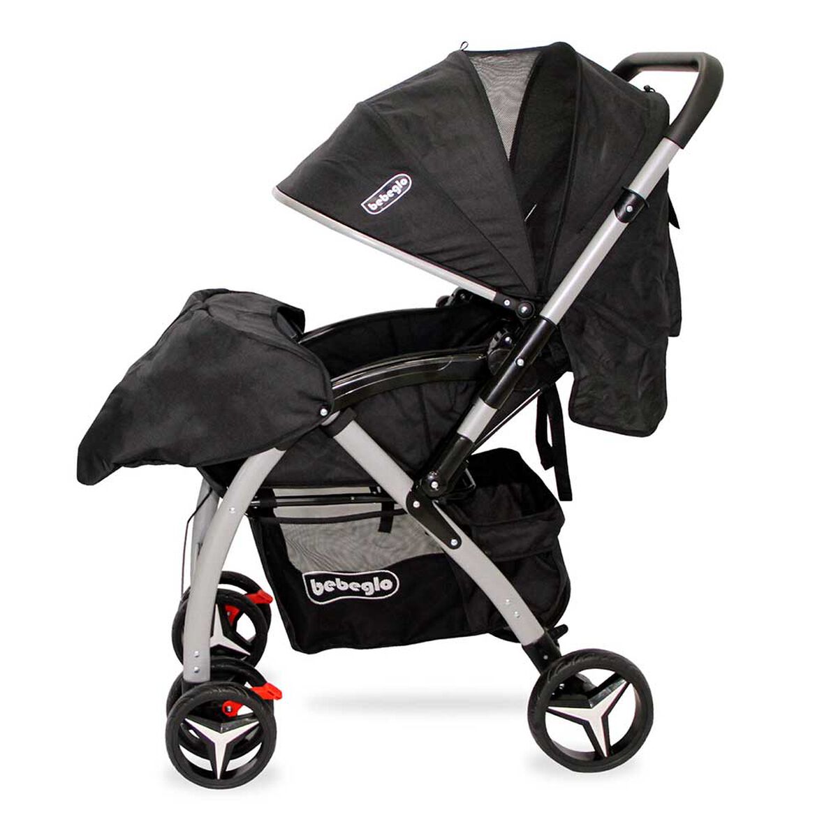 Coche Cuna Atlas Manillar Reversible Negro