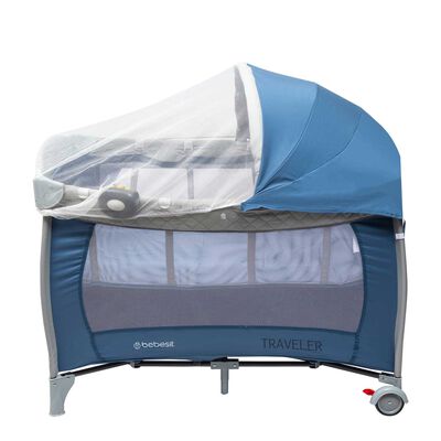 Imagen 2 del producto Cuna Corral Pack & Play Traveler Balancin Mudador Musica Azul Bebesit
