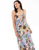 Vestido Maxi Estampado Sin Mangas Mujer Zibel