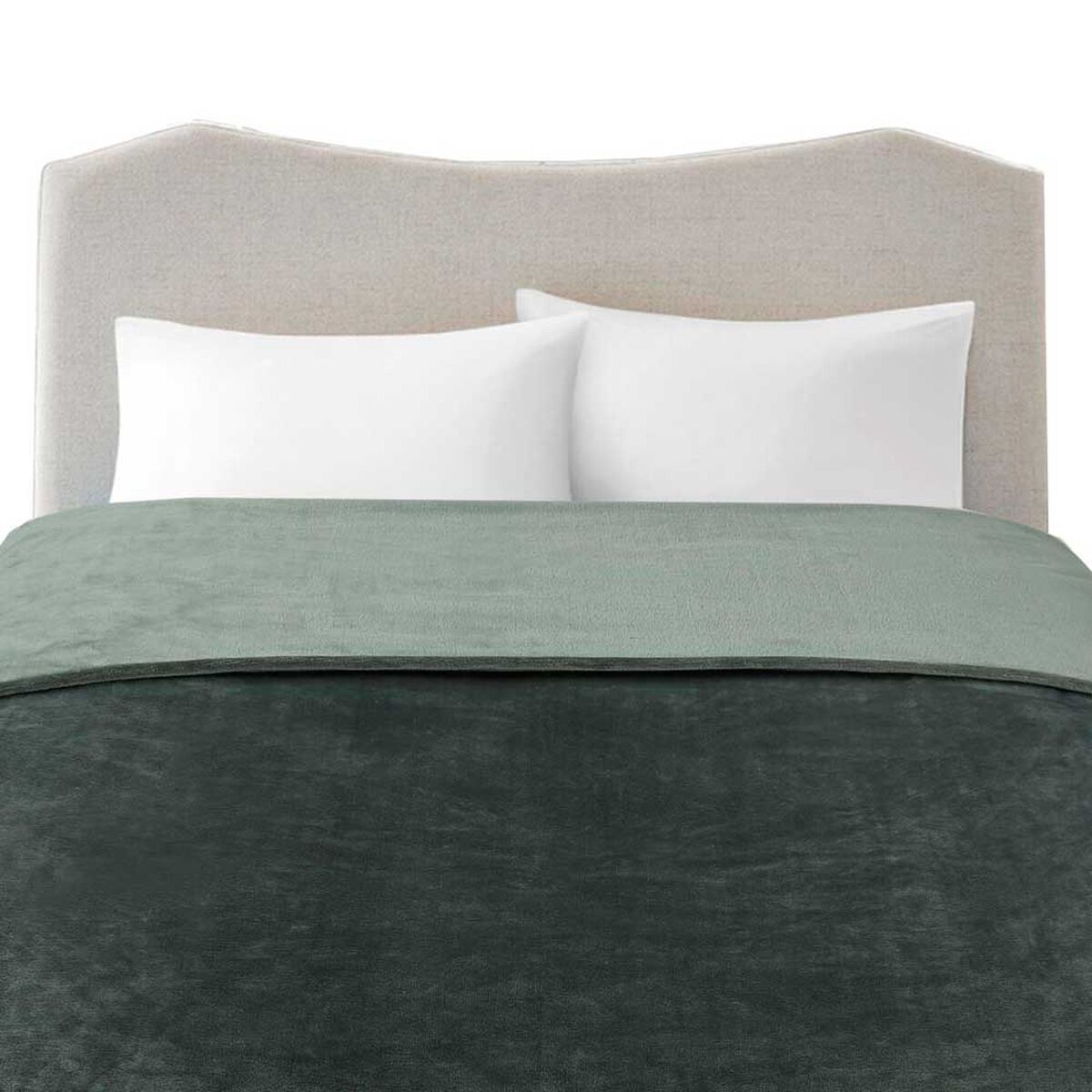 Frazada Poliéster Illusions King Flannel Gris