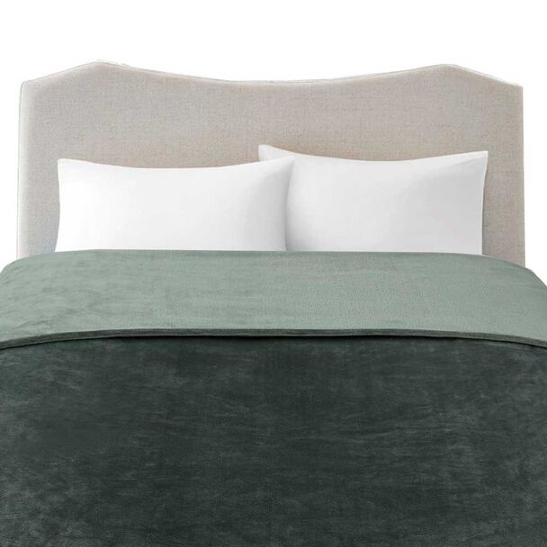 Frazada Poliéster Illusions King Flannel Gris