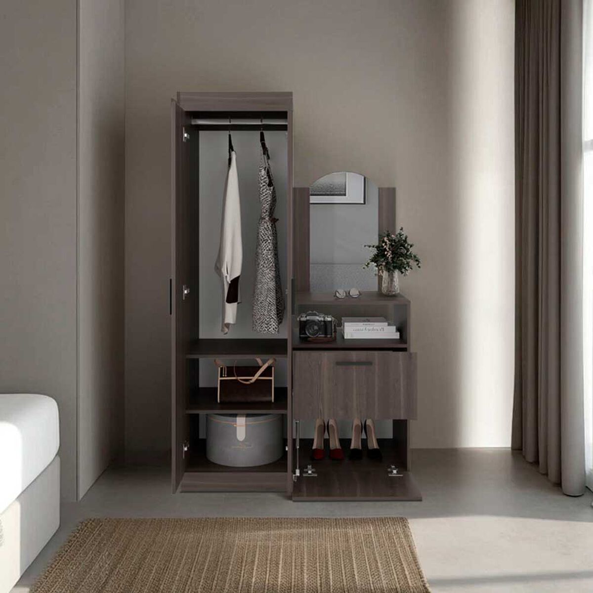 Closet TUHOME Praga 3 Puertas 1 Cajon Milán