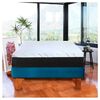 Cama Europea Latam Home 1,5 Plazas Zen Pro Azul Petroleo