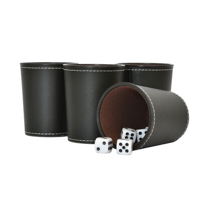 Imagen 1 del producto Juego de 4 Cachos Eco Cuero Negro Simplit