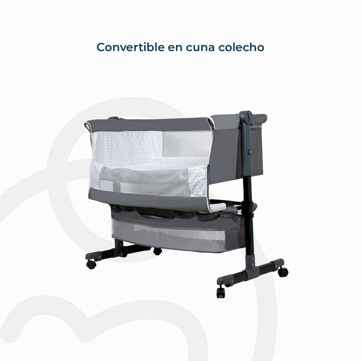 Cuna Cozy Gris Bebesit