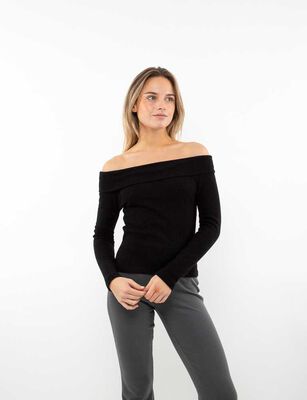 Imagen 1 del producto Sweater Bardot Mujer Icono Negro