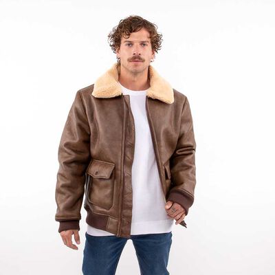Chaqueta Ecocuero Hombre Zibel