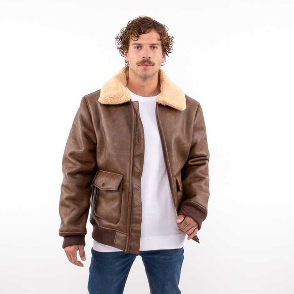 Chaqueta Ecocuero Hombre Zibel