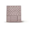 Respaldo Latam Home 1,5 Plazas Brescia Cuero Gris