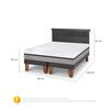 Cama Europea CIC Base Dividida 2 Plazas Balance + Respaldo Dublin