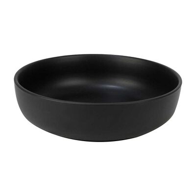 Set 4 Platos Hondo Doral Porto Servo Negro