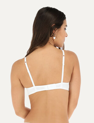 Imagen 2 del producto Sostén Mujer Flores Blanco