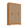 Closet Di Poretti Design Viena 3 Cajones 4 Puertas Caf&eacute; Oscuro