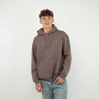 Polerón Hoodie Hombre Icono Cafe, Negro, Verde