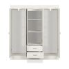 Closet Stanford 6 Puertas 2 Cajones Blanco