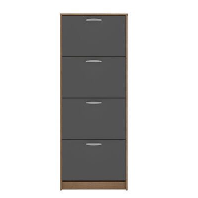 Imagen 2 del producto Zapatero Vekkahome Nick 4 puertas Grafito