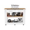 Isla de Cocina TuHome Cala 2 Cajones Blanco