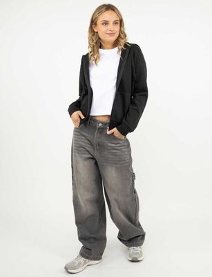 Imagen 2 del producto Polerón Mujer Icono Negro