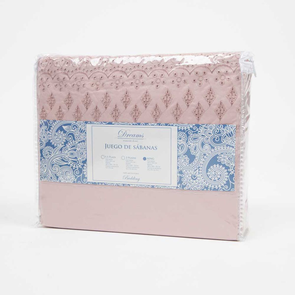 Juego de S&aacute;banas Broderie Dreams 1.5 Plazas