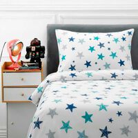 Juego de Sábanas Infantil Casanova Kids 1.5 Plazas 144 Hilos Stars, Hearts, Words, Love, Butterfly