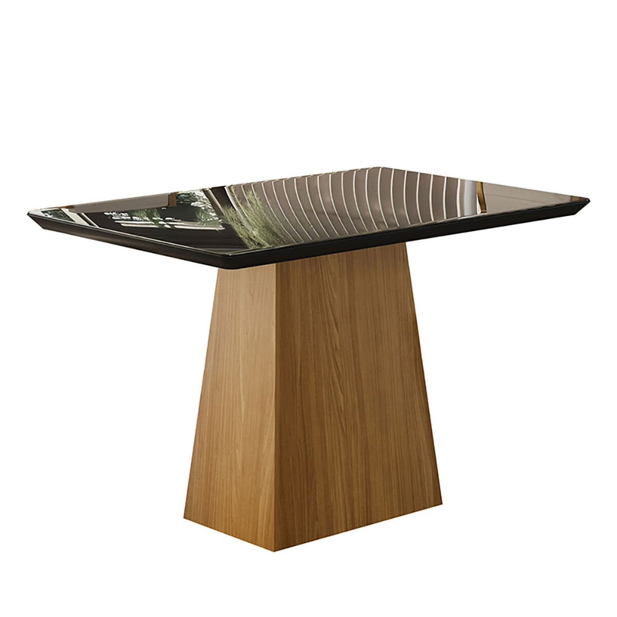 Juego de Comedor VekkaHome Barbi 4 Sillas Negro