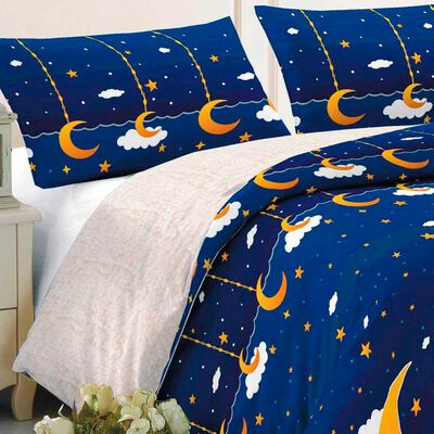 Imagen 1 del producto Plumón Infantil Sherpa Estampado Illusions 1,5 Plazas Dreams Azul