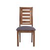 Juego de Comedor Latam Home Sevilla Murcia 2 Sillas + 2 Bancas Lino Gris Oscuro