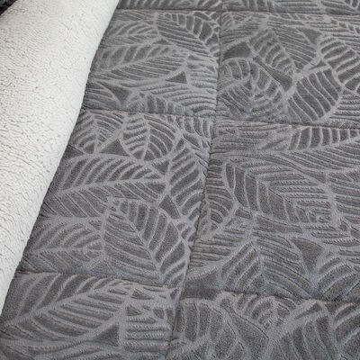 Imagen 2 del producto Cubrecama Doral 2 Plazas Gris Outboss Sherpa