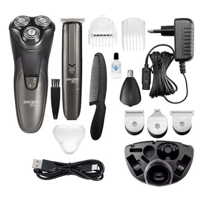 Imagen 2 del producto Set Cortapelos y Afeitadora Siegen SG-8440C01 4 en 1