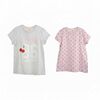 Pack 2 Polera Manga Corta de Algod&oacute;n Ni&ntilde;a Chess