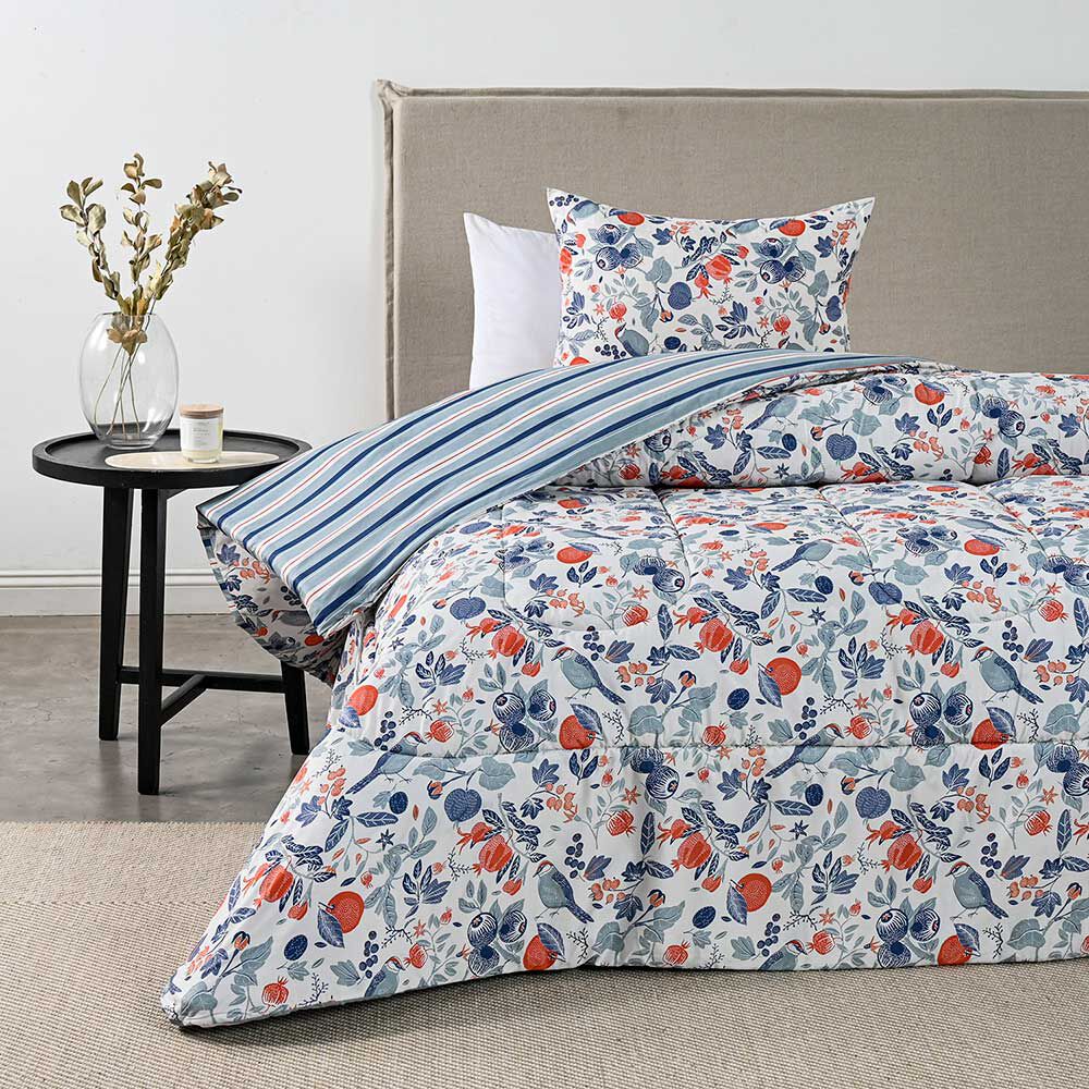 Cubrecama American Family 1.5 Plazas Citrus