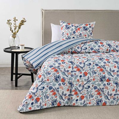 Cubrecama American Family 1.5 Plazas Citrus