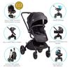 Coche Trav Systm F8006 Negro Bebesit