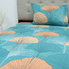 Quilt Doral Hotpress Estampado 1,5 Plazas Ginkgo