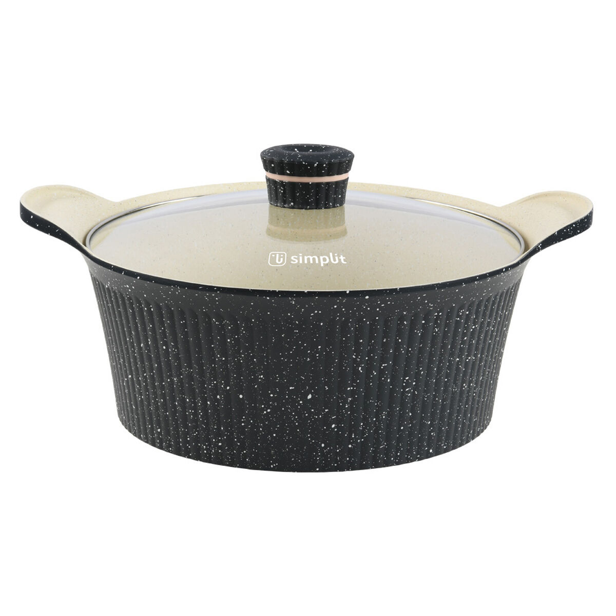 Olla Aluminio Fundido Simplit Mármol 28 cm