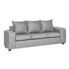 Juego de Living Innovamuebles Kahlo Sofá 3 Cuerpos + Dos Sillones 1 Cuerpo Gris Claro