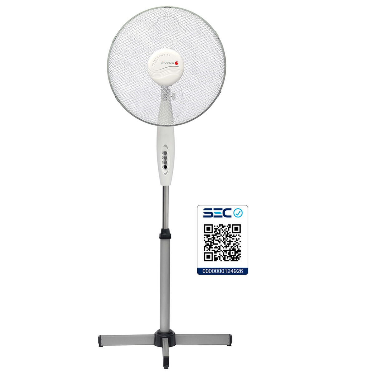 Ventilador de Pedestal Sindelen Vp-1603Bl