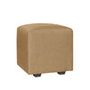 Juego de Living Innovamuebles Kahlo Sofá 2 Cuerpos + Dos Pouf 1 Cuerpo Oro
