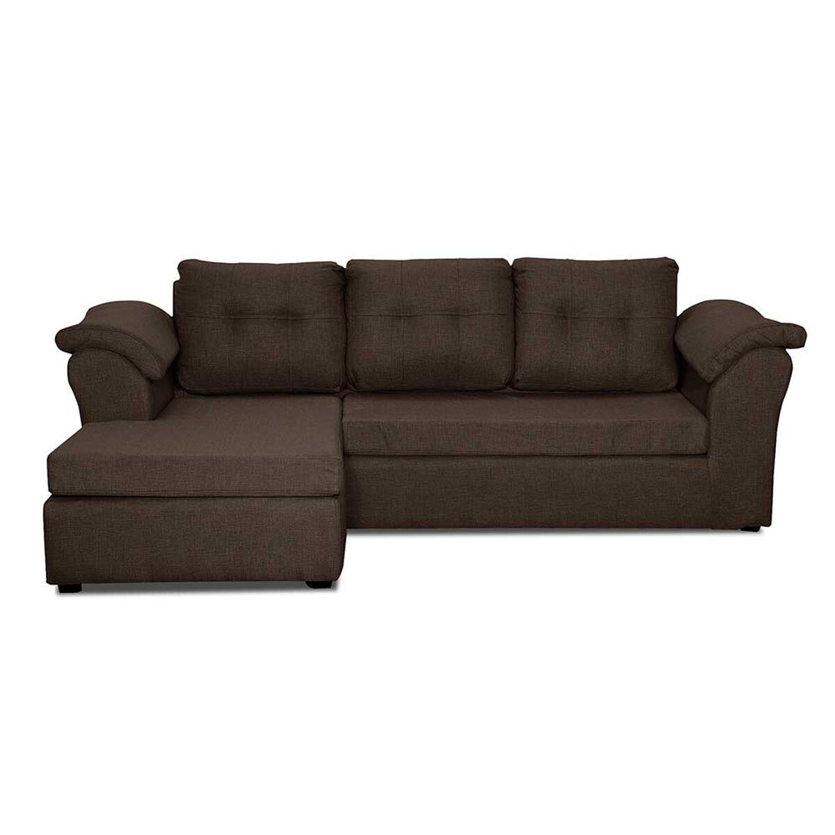 Sofá Seccional Modular Deco Outlet Laos 4 Cuerpos Chocolate